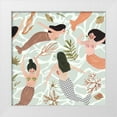 thumbnail image 1 of Wang, Melissa 20x20 White Modern Wood Framed Museum Art Print Titled - Mermaid at Heart III, 1 of 4