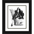 thumbnail image 1 of Wang, Melissa 20x24 Black Ornate Wood Framed with Double Matting Museum Art Print Titled - Black and Grey Collide I, 1 of 4