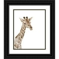 thumbnail image 1 of Wang, Melissa 20x24 Black Ornate Wood Framed with Double Matting Museum Art Print Titled - Safari Animal Portraits II, 1 of 4