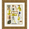 thumbnail image 1 of Wang, Melissa 20x24 Gold Ornate Wood Framed with Double Matting Museum Art Print Titled - High Reach II, 1 of 4