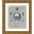 thumbnail image 1 of Wang, Melissa 20x24 Gold Ornate Wood Framed with Double Matting Museum Art Print Titled - Moon Phases I, 1 of 4