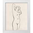 thumbnail image 1 of Wang, Melissa 20x24 White Modern Wood Framed Museum Art Print Titled - Quiet Mind IV, 1 of 4