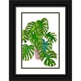 thumbnail image 1 of Wang, Melissa 23x32 Black Ornate Wood Framed with Double Matting Museum Art Print Titled - Potted Jungle I, 1 of 4