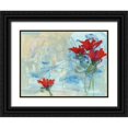 thumbnail image 1 of Wang, Melissa 24x19 Black Ornate Wood Framed with Double Matting Museum Art Print Titled - In the Wind II, 1 of 4