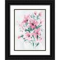 thumbnail image 1 of Wang, Melissa 25x32 Black Ornate Wood Framed with Double Matting Museum Art Print Titled - Posy Blooms III, 1 of 4