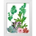 thumbnail image 1 of Wang, Melissa 25x32 White Modern Wood Framed Museum Art Print Titled - Little Garden I, 1 of 4