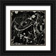 thumbnail image 1 of Wang, Melissa 26x26 Black Ornate Wood Framed with Double Matting Museum Art Print Titled - Ink Line Abstract III, 1 of 4
