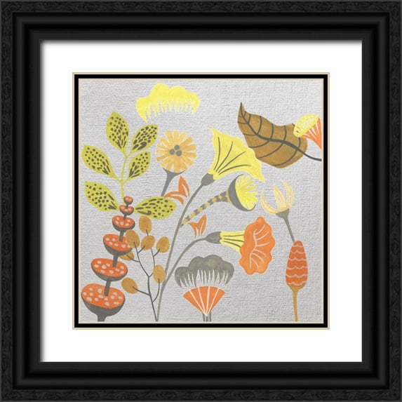 Wang, Melissa 26x26 Black Ornate Wood Framed with Double Matting Museum Art Print Titled - Sundown I