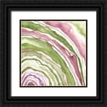 thumbnail image 1 of Wang, Melissa 26x26 Black Ornate Wood Framed with Double Matting Museum Art Print Titled - Up Close Agate III, 1 of 4