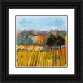 thumbnail image 1 of Wang, Melissa 26x26 Black Ornate Wood Framed with Double Matting Museum Art Print Titled - Wheat Crop I, 1 of 4