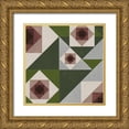 thumbnail image 1 of Wang, Melissa 26x26 Gold Ornate Wood Framed with Double Matting Museum Art Print Titled - Garden Preview II, 1 of 4