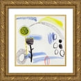 thumbnail image 1 of Wang, Melissa 26x26 Gold Ornate Wood Framed with Double Matting Museum Art Print Titled - Light Dreams II, 1 of 4