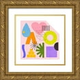 thumbnail image 1 of Wang, Melissa 26x26 Gold Ornate Wood Framed with Double Matting Museum Art Print Titled - Love is Love IV, 1 of 4