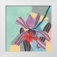 thumbnail image 1 of Wang, Melissa 26x26 White Modern Wood Framed Museum Art Print Titled - Corner Flower II, 1 of 4