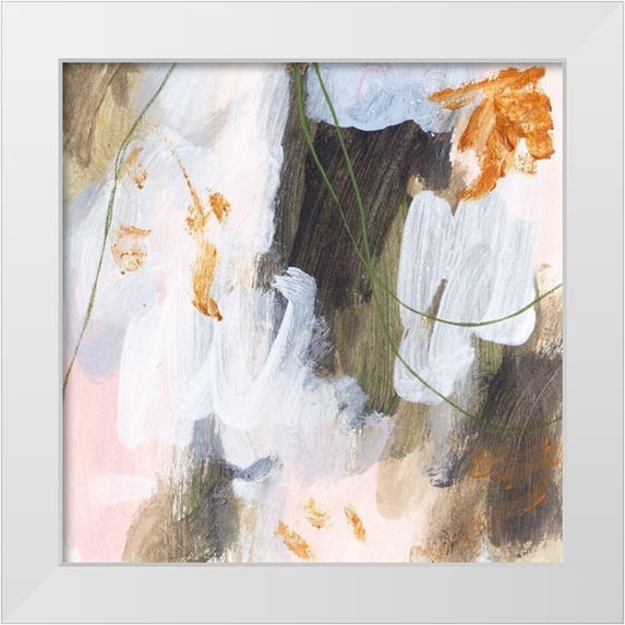 Wang, Melissa 26x26 White Modern Wood Framed Museum Art Print Titled - Isolated Forest I