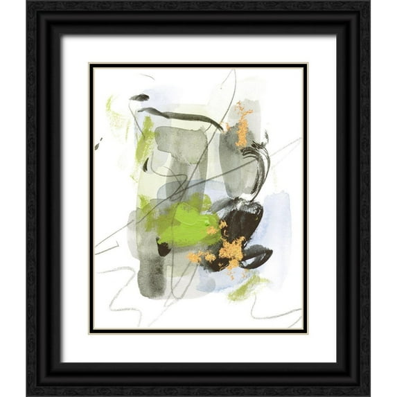 Wang, Melissa 26x32 Black Ornate Wood Framed with Double Matting Museum Art Print Titled - Bitter Sweet IV