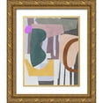 thumbnail image 1 of Wang, Melissa 26x32 Gold Ornate Wood Framed with Double Matting Museum Art Print Titled - City Shades IV, 1 of 4