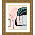 thumbnail image 1 of Wang, Melissa 26x32 Gold Ornate Wood Framed with Double Matting Museum Art Print Titled - Lumiere Rose I, 1 of 4