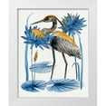 thumbnail image 1 of Wang, Melissa 26x32 White Modern Wood Framed Museum Art Print Titled - Heron Pond I, 1 of 4