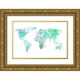 thumbnail image 1 of Wang, Melissa 32x23 Gold Ornate Wood Framed with Double Matting Museum Art Print Titled - Dreaming of Earth I, 1 of 4