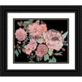 thumbnail image 1 of Wang, Melissa 32x26 Black Ornate Wood Framed with Double Matting Museum Art Print Titled - Night Blooming Flowers I, 1 of 4