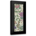 thumbnail image 1 of Wang, Melissa 7x14 Black Modern Framed Museum Art Print Titled - Tropical Chintz II, 1 of 5