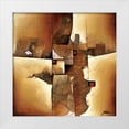 thumbnail image 1 of Wang, Yehan 26x26 White Modern Wood Framed Museum Art Print Titled - Melted Patterns, 1 of 4
