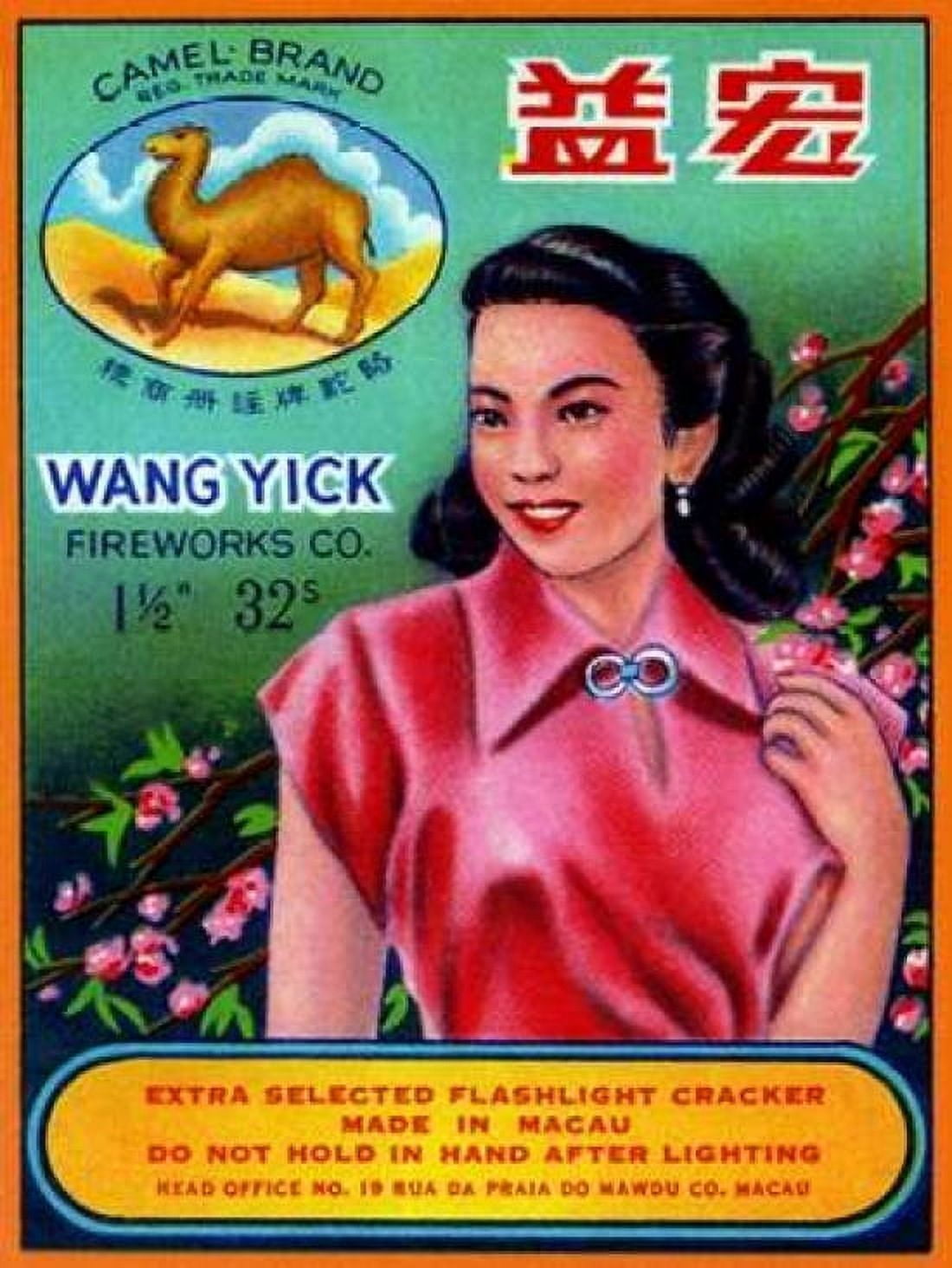 Wang Yick Fireworks Canvas Art - Unknown (18 x 24)