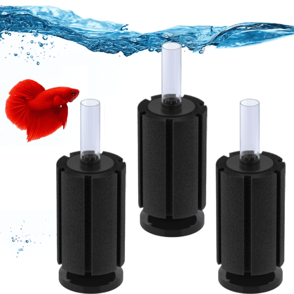 Wang jianhao Aquarium Bio Oxygen Sponge Filter Breeding Fry Betta Shrimp Nano Fish Tank 20 gal