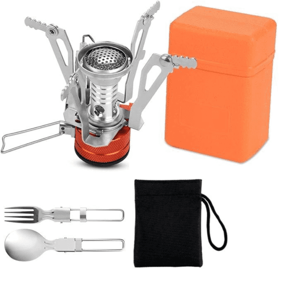 Wang jianhao Ultralight Portable Outdoor Backpacking Camping Stove with Piezo Ignition