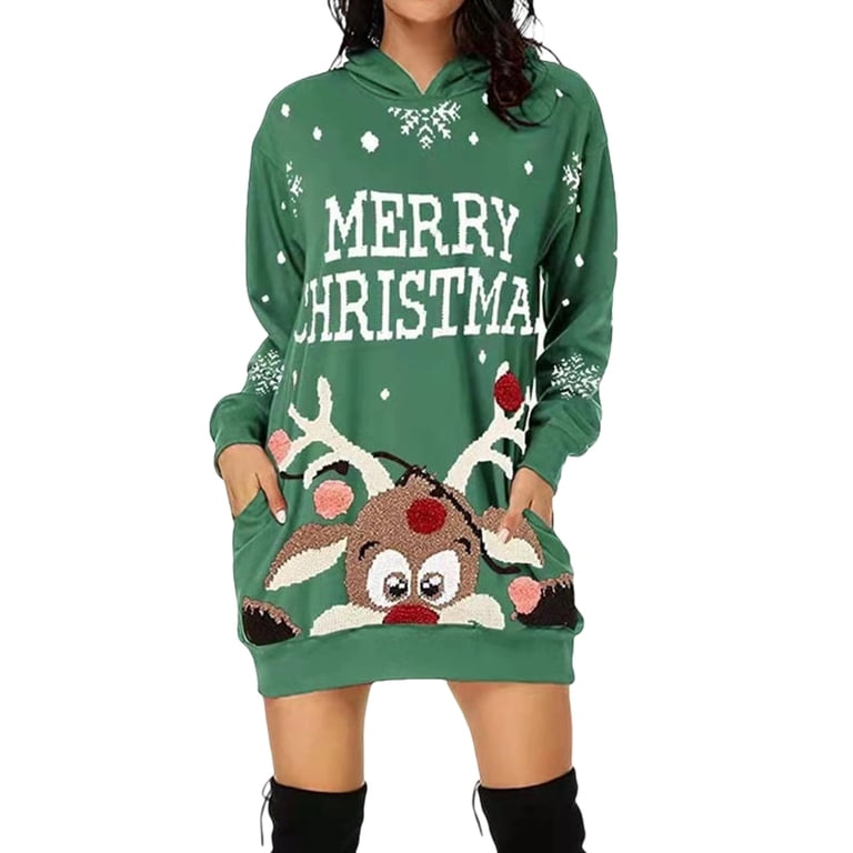 christmas hoodie dresses Hoody Dress,Joy to the world,cute Merry Christmas design. By Arty Creations By Adri
