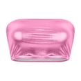 thumbnail image 1 of Wang6 Women's Crop Strapless Tube Tops Y2k Backless Sparkle Bandeau Tops Summer Tank Tops Sleeveless Nightclub Tshirts Pink XL, 1 of 1