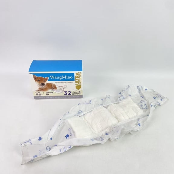 WangMiao Nappies for pets, WangMiao Nappies for pets,Dog Diaper Liners Super Soft and Absorbent Dog Diaper Booster Pads for Male Dog Belly Bands or Female Dog Diapers