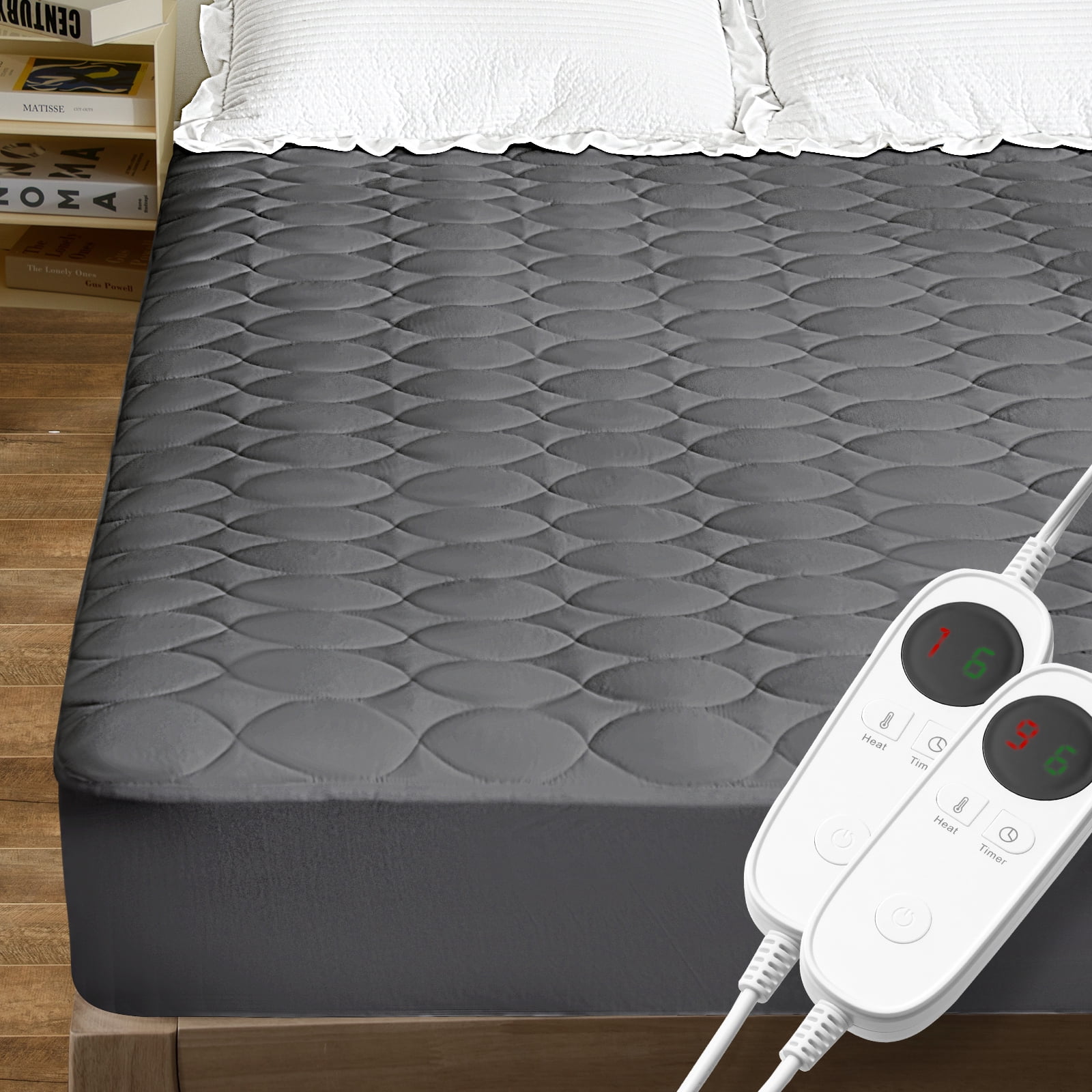 WangSiDun Electric Heated Mattress Pad California King with Dual