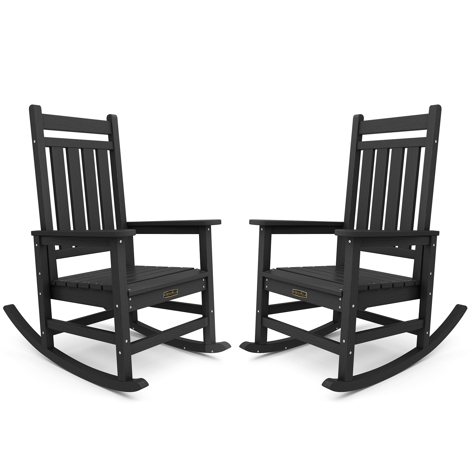 WangSiDun Rocking Chair for Porch Set of 2, All Weather Resistant