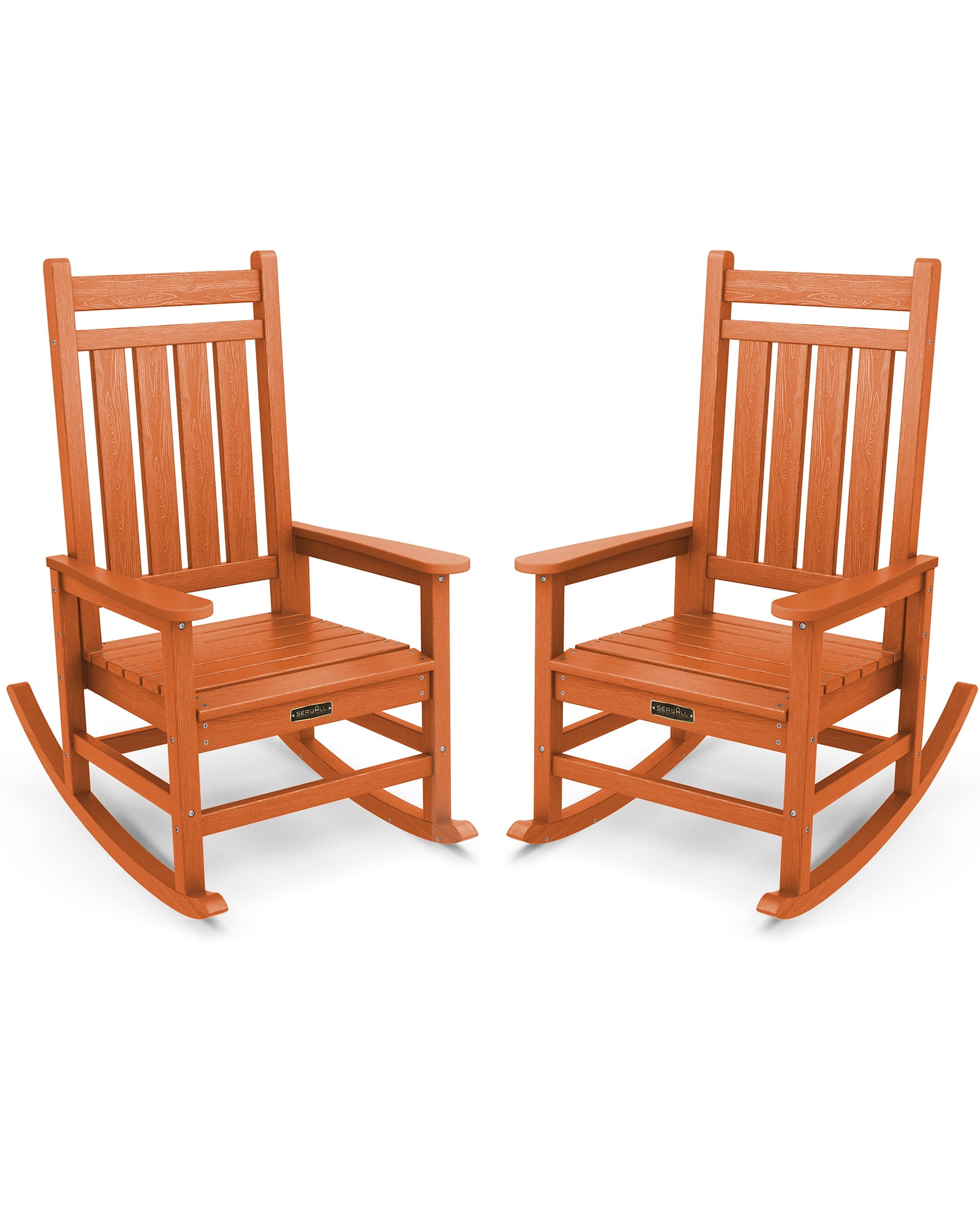 WangSiDun Rocking Chair for Porch Set of 2, All Weather Resistant