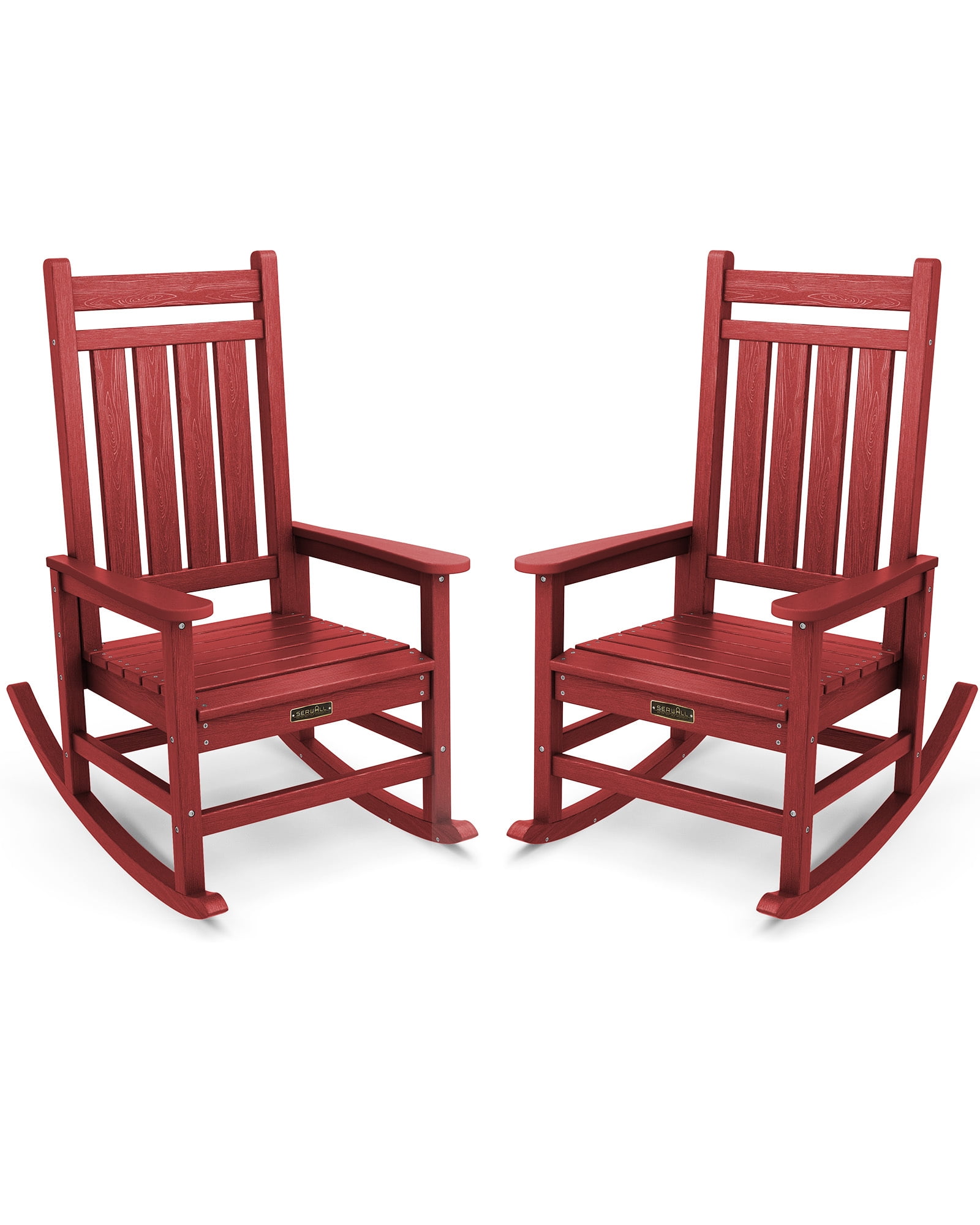 WangSiDun Rocking Chair for Porch Set of 2, All Weather Resistant
