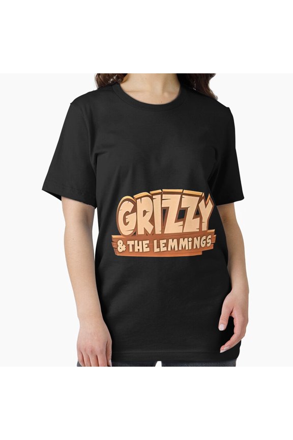 WangToo Grizzy And The Lemmings Cartoon Forest Duo Retro Style Unisex T-Shirt, up to size 5XL