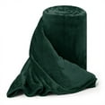 thumbnail image 1 of Wangbujianwang Fleece Bed Blankets  - Soft Lightweight Plush Fuzzy Cozy Luxury Blanket Microfiber,Emerald,Twin = 60" x 80", 1 of 6