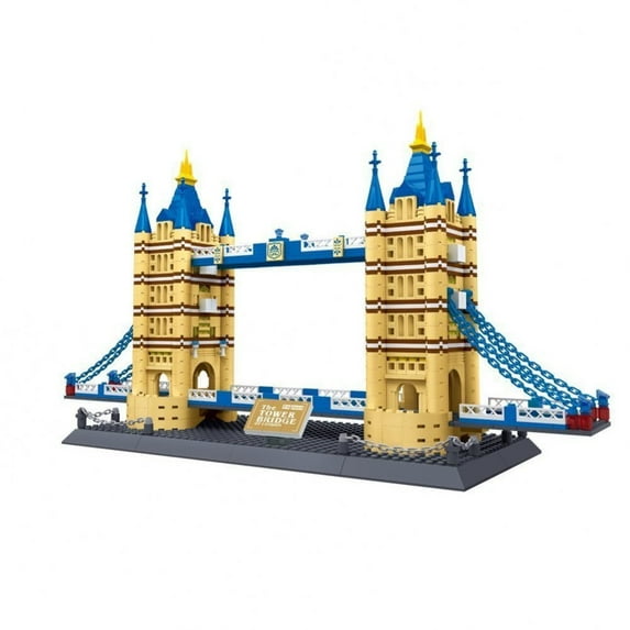 Wange London Tower Bridge Brick Building Set (1,033 Pieces) Architecture Series