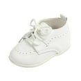 thumbnail image 1 of Wangkekeji Baby Shoes Spring And Autumn 0 1 Year Old Baby Shoes Casual British Style Walking Shoes Matching Boy Outfits And Boy Sizes, 1 of 5
