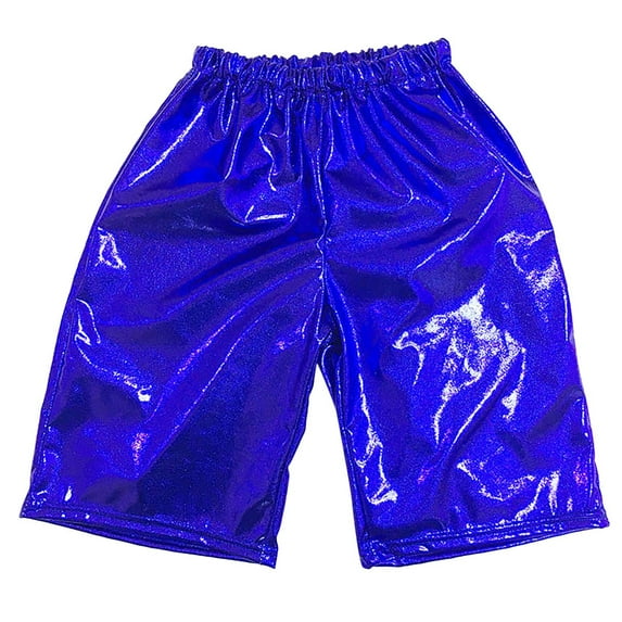 Wangkekeji Boys' Pants 6-9 Month Boy Clothes Girls Metallic Shorts Dance Outfits Shiny Hot Pants Athletic Shorts For Girls