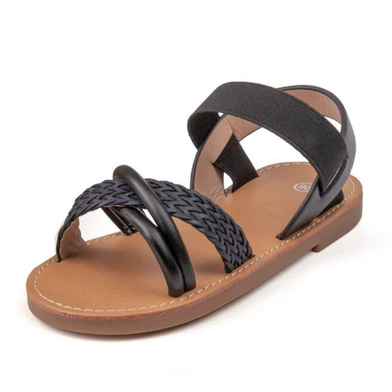 Wangkekeji Breathable Girls Sandals For Toddlers Kids Lightweight Comfortable Casual Outdoor Summer School Walking Shoes(1 7 Y) Size 2 Shoes