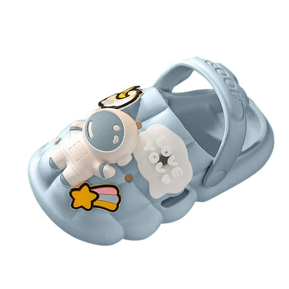 Wangkekeji Cartoon Slides Sandal For Kids Toddler Boys Girls Non Novelty Cute Slippers Summer Children Flat Sandal Slippers For Shower And Beach Outdoor Slippers Toddler Girl