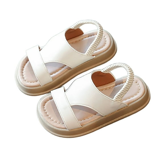 Wangkekeji Children's Sandals Girls' Summer New Casual Beach Shoes Soft Soled Fashionable And Trendy Shoes Women's Children's Shoes Size 12 Girls Sandals