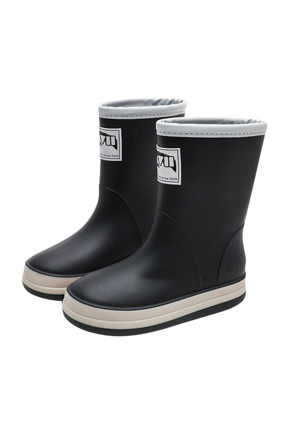 Girls Boys Non Kids Rain Boots Child Shoes Unisex Children Boots Matching Mom And Son Shoes