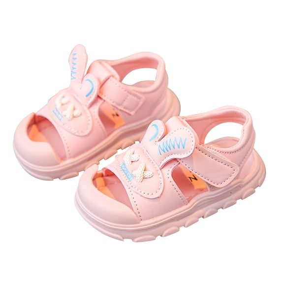 Wangkekeji Girls Sandals Closed Toe Heels Wedding Party Shoes Sequins Bow For Toddler Pool Slides for Girls