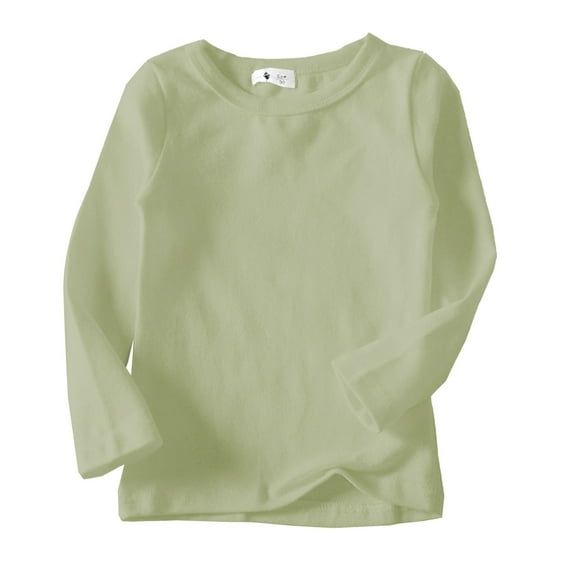 Wangkekeji Kids Baby Boys Girls Shirts High Collar Soft T Shirt Unisex Long Sleeve Tee Tops Sweatshirts for Kids Girls Size 14