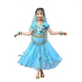 thumbnail image 1 of Wangkekeji Kids' Girls Belly Dance Outfit Dance Clothes Top+Skirt Baby Stuff for Girls, 1 of 5