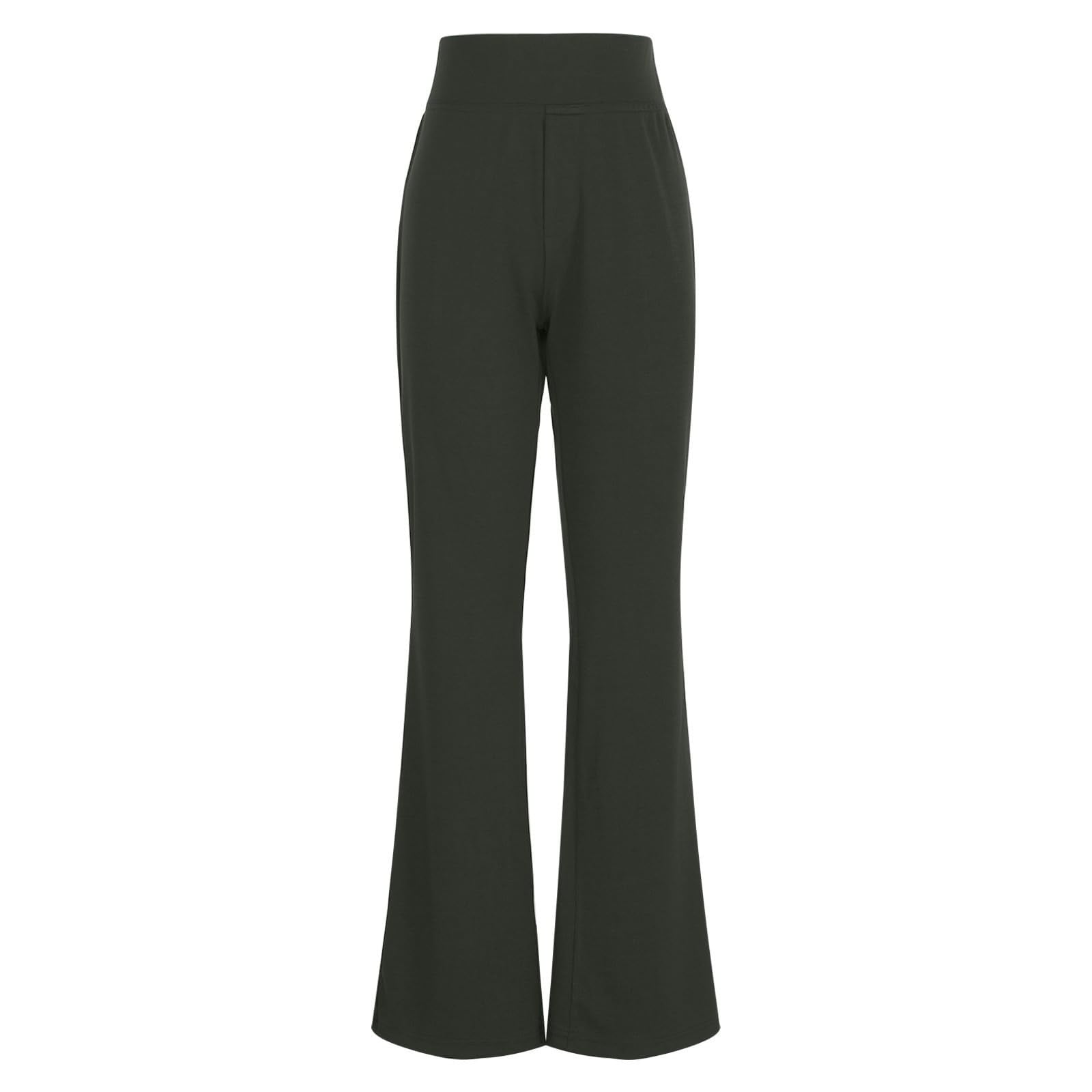【送料&関税込】 Straight Pants Wangmeiwg Bootcut Dress Pants For Women Solid High Waisted